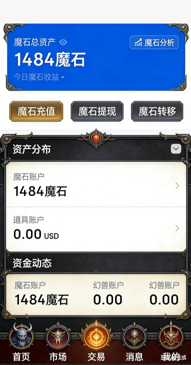魔域私服幻兽图鉴界面